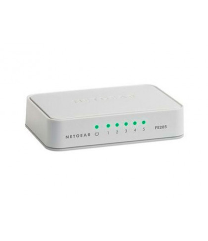 Неуправляемый коммутатор 100 Mbps NETGEAR FS205-100PES