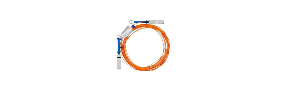 Активные оптические кабели с QSFP соединением Mellanox