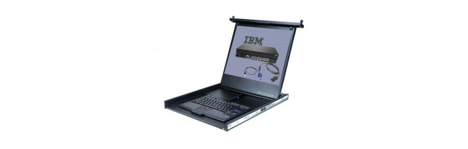 Мониторы и консоли для серверных шкафов IBM